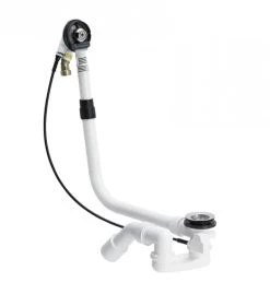 Bette Accessoires - Garniture De Vidage Et Remplissage Par Le Trop-plein, Câble Bowden, Longueur 725mm, Chrome B606-901