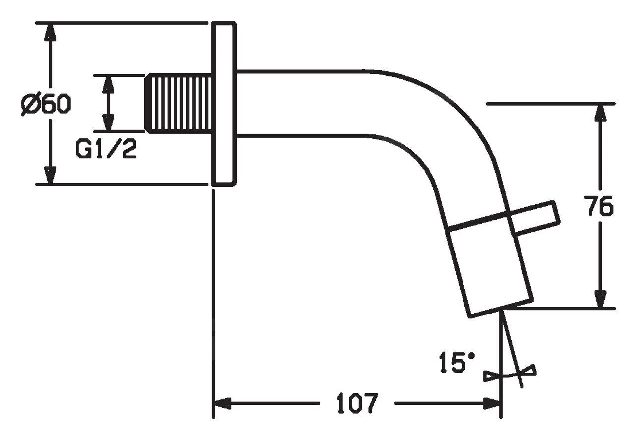Hansa Nova - Bec Déverseur De Lavabo, Noir Mat 5086810133 4 Hansa Nova - Bec Déverseur De Lavabo, Noir Mat 5086810133 – Image 2