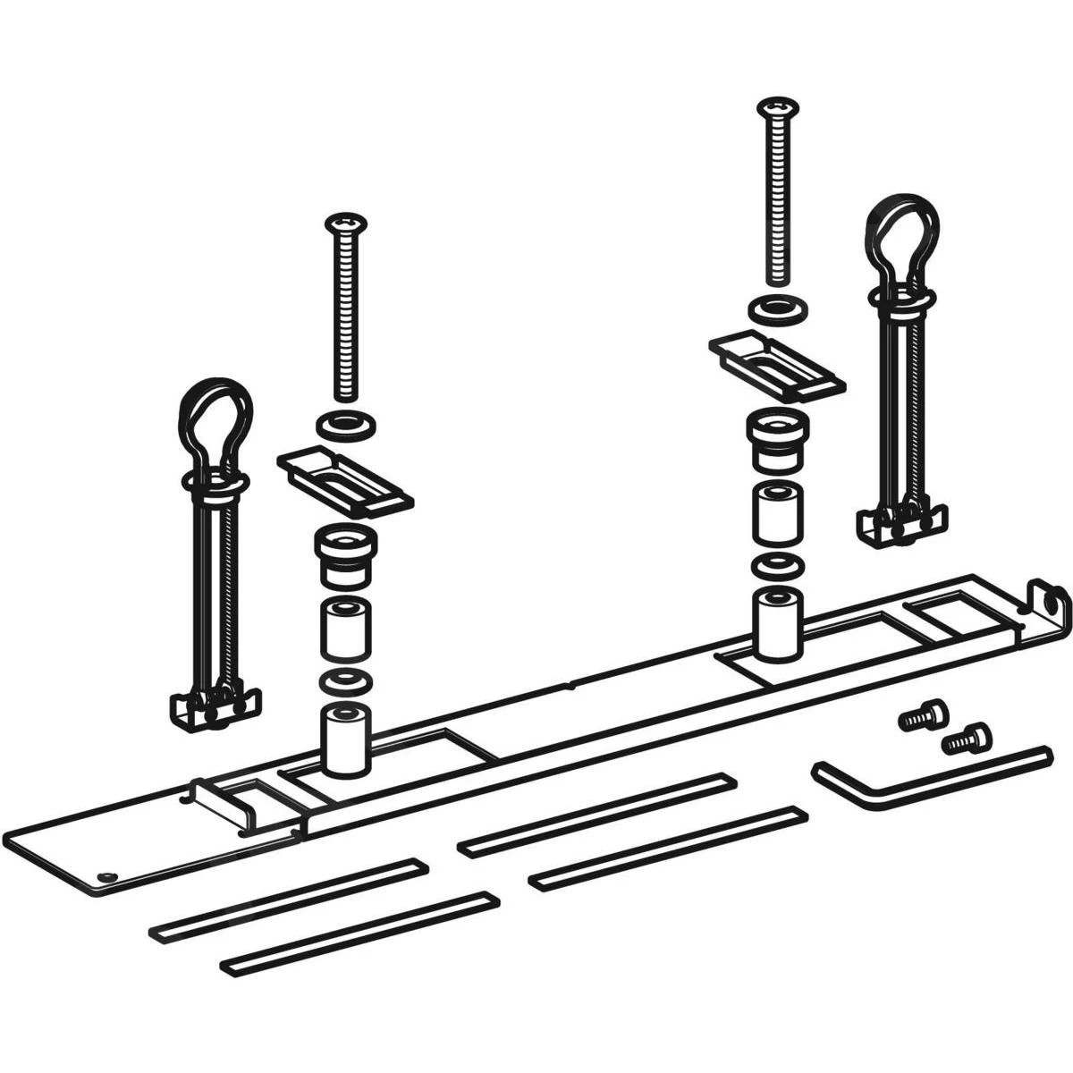 Geberit Accessoires - Kit De Plaque D'adaptation Pour AquaClean 5000plus /5000 240.495.00.1 4 Geberit Accessoires - Kit De Plaque D'adaptation Pour AquaClean 5000plus /5000 240.495.00.1 – Image 2